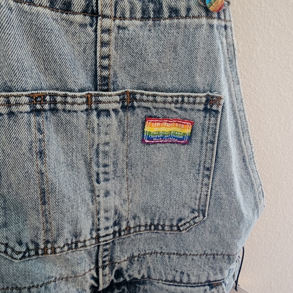 Women/Men LEVI'S PRIDE LIBERATION SHORTALLS - Picture 9 of 16